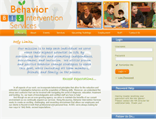 Tablet Screenshot of behaviorinterventionservices.com